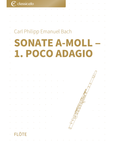 Poco Adagio (No. 1 from 'Sonata in A minor') — C.P.E.巴赫