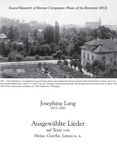 Selected Songs — Josephine Lang