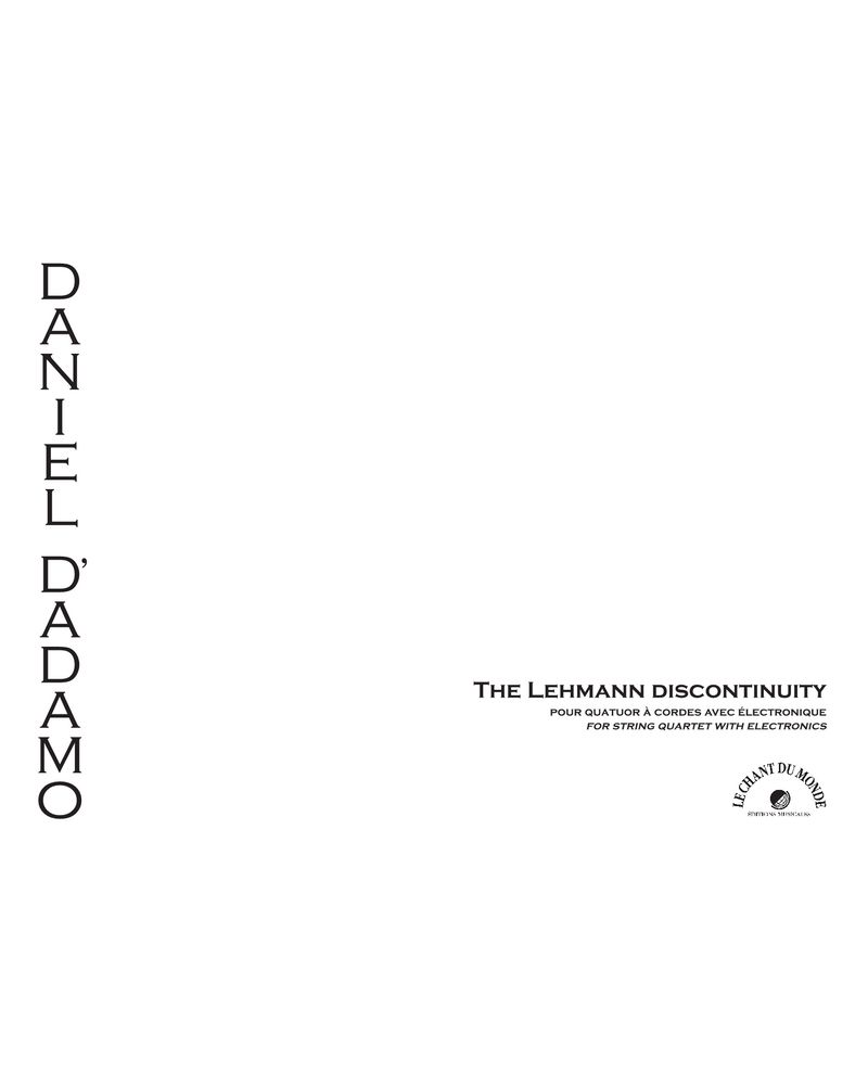 The Lehmann Discontinuity — Daniel D'Adamo