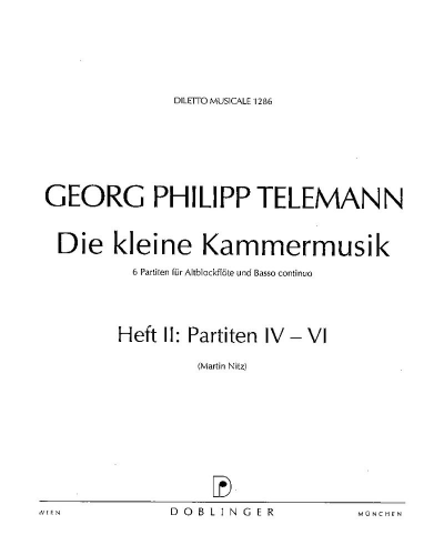 The Little Chamber Music — Georg Philipp Telemann