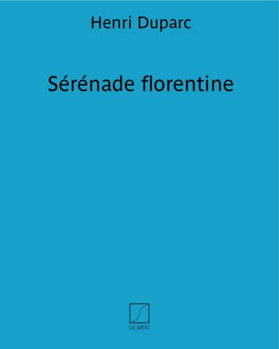 Sérénade florentine — 迪帕克
