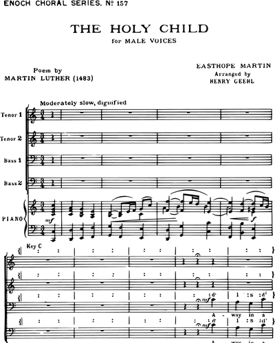 The Holy Child — Easthope Martin