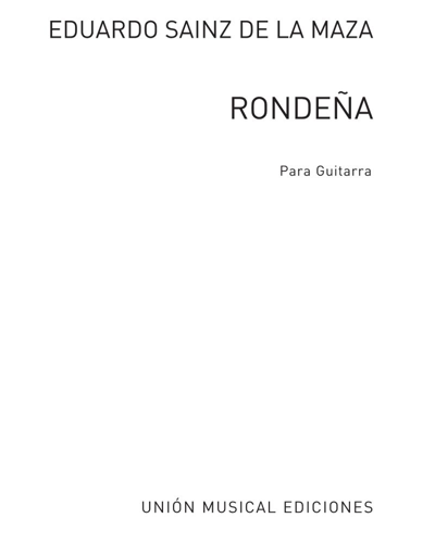 Rondeña — Eduardo Sainz de la Maza