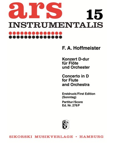 Concerto in D major — Franz Anton Hoffmeister