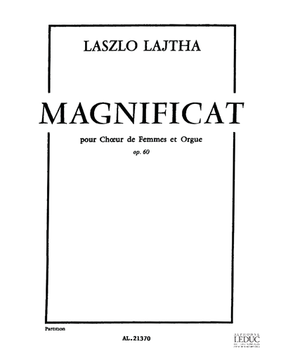 Magnificat, op. 60 — László Lajtha