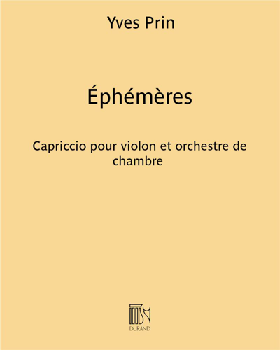 Éphémères — Yves Prin