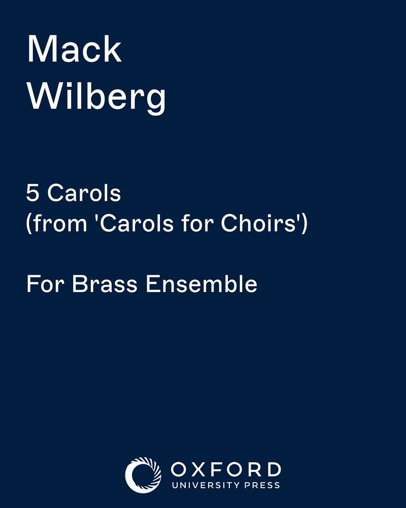 Five Carols (from 'Carols for Choirs') — 大卫·威尔科克斯