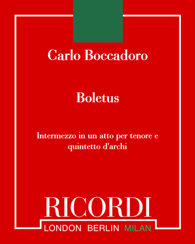 Boletus — Carlo Boccadoro