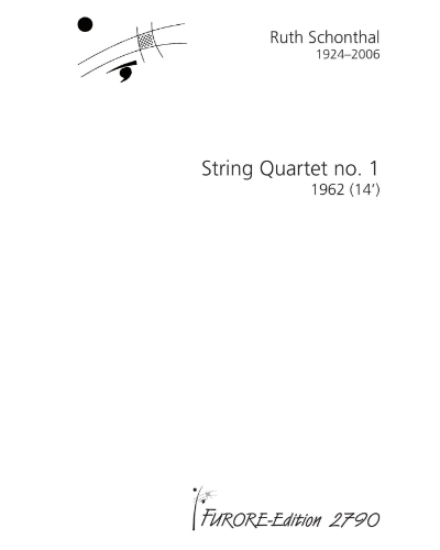 String Quartet No. 1 — Ruth Schönthal