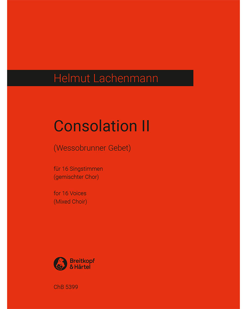 Consolation II — Helmut Lachenmann