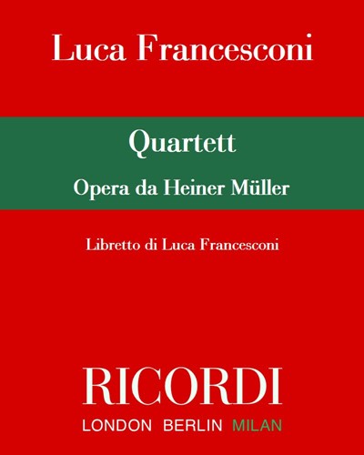 Quartett — Luca Francesconi
