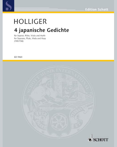 Four Japanese Poems — Heinz Holliger