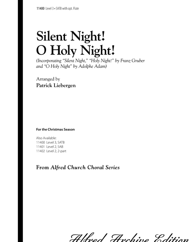 Silent Night O Holy Night — Patrick M. Liebergen