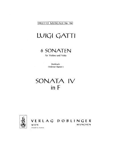 Sonata No. 4 in F Major — Luigi Gatti