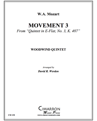 Allegro (from 'Horn Quintet in E-flat major, K. 407') — Wolfgang Amadeus Mozart