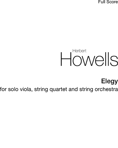 Elegy, op. 15 — 豪厄尔斯