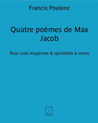 Quatre poèmes de Max Jacob — 普朗克