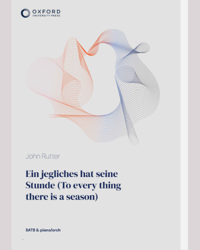 Ein jegliches hat seine Stunde (To every thing there is a season) — 约翰·拉特