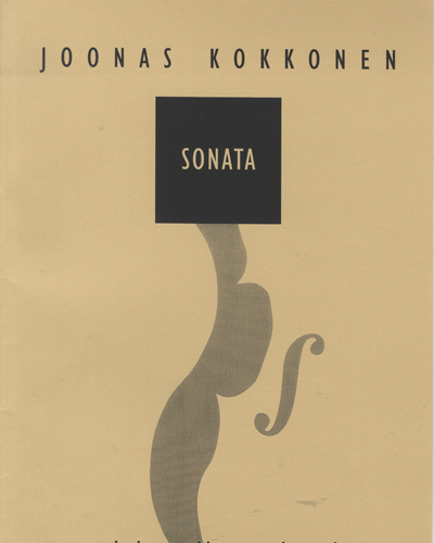 Sonata for Cello and Piano — Joonas Kokkonen