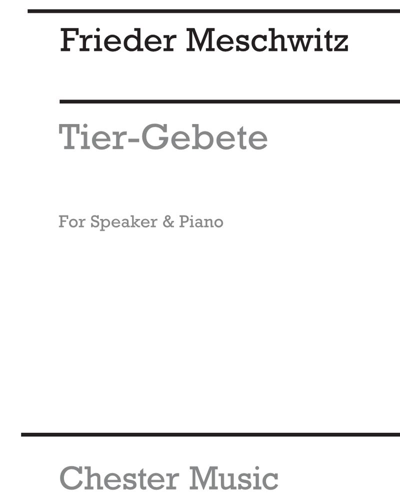 Tier-Gebete — Frieder Meschwitz