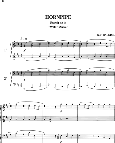 Hornpipe (from 'Water Music') — 亨德尔