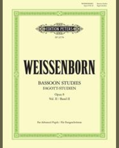 Bassoon Studies Op. 8, Vol.2 — Julius Weissenborn