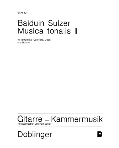 Musica Tonalis II — Balduin Sulzer