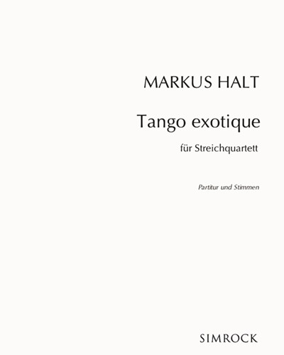 Tango Exotique — Markus Halt