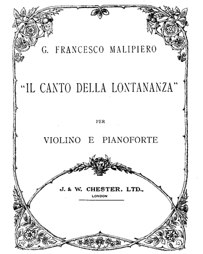 Il canto della lontananza — 马利皮耶罗