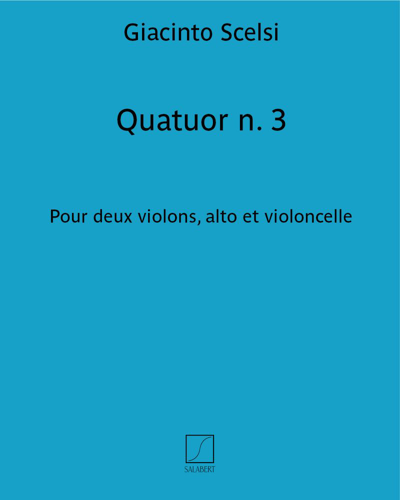 Quatuor n. 3 — 贾钦托·谢尔西