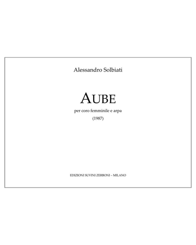 Aube — Alessandro Solbiati