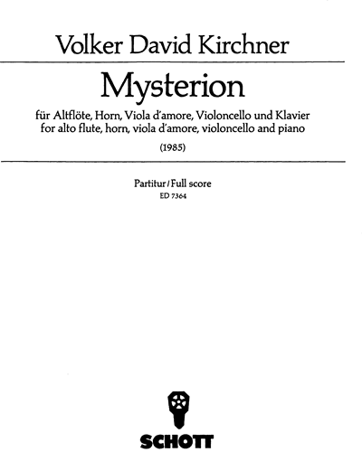 Mysterion — 福尔克尔·大卫·基希纳