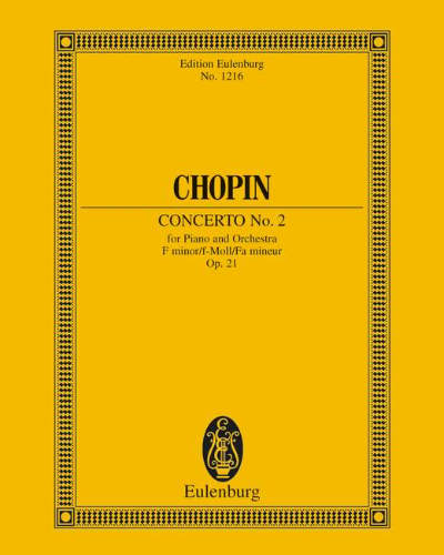 Concerto No. 2 in F minor, op. 21 — Frédéric Chopin