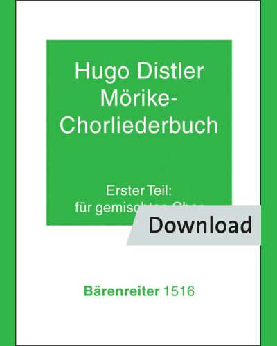 Mörike-Chorliederbuch, Teil 1 op. 19 — Hugo Distler