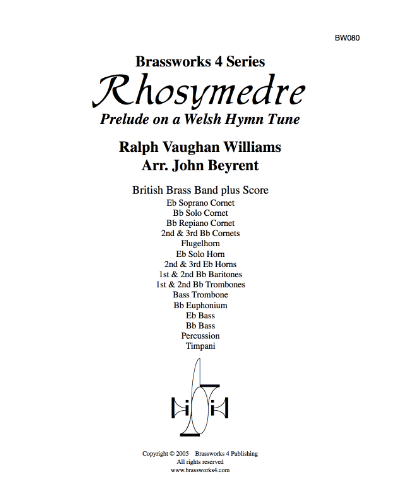 Rhosymedre — 沃恩·威廉斯