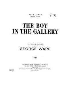 The Boy In The Gallery — George Ware