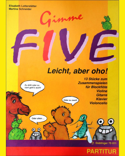 Gimme Five: Leicht, aber oho! — Elisabeth Lotterstatter