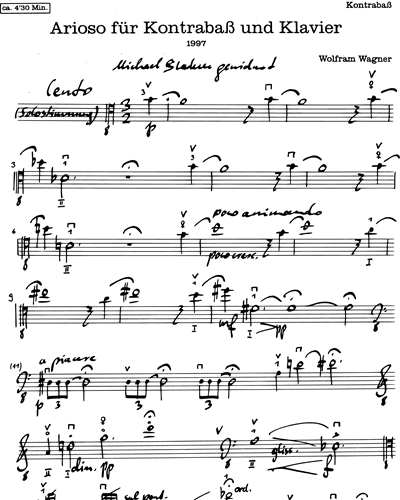 Arioso — Wolfram Wagner