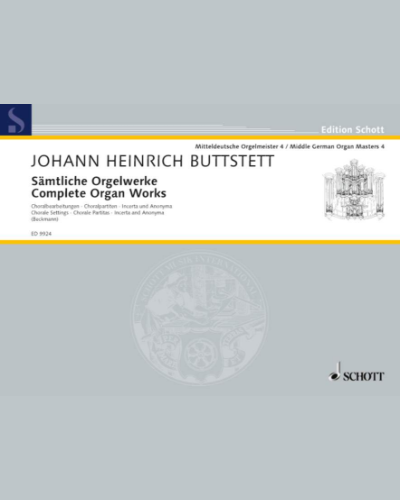 Complete Organ Works — Johann Heinrich Buttstett