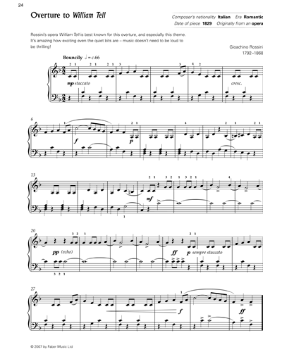 Overture to 'William Tell' — 罗西尼