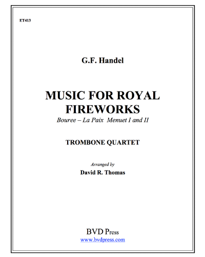 Music for Royal Fireworks, HWV 351 — 亨德尔