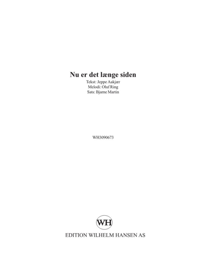 Nu er det længe siden — Bjarne Martin