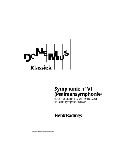 Symphony No. 7 'Symphony of Psalms' — Henk Badings