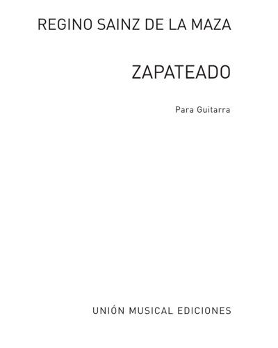 Zapateado — Regino Sainz de la Maza