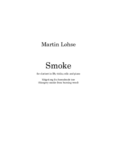 Smoke — Martin Lohse
