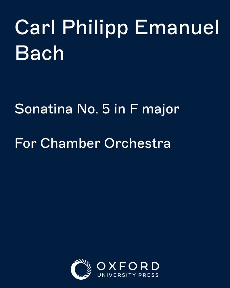 Sonatina No. 5 in F major, op. 452 — C.P.E.巴赫