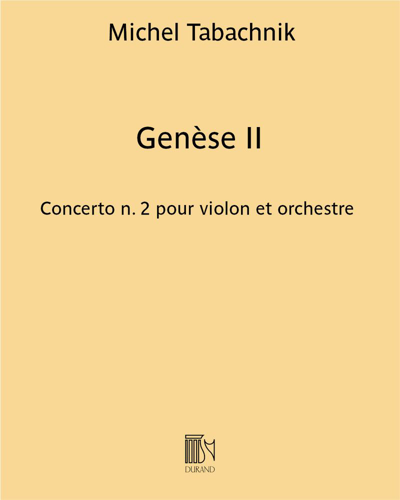 Genèse II — Michel Tabachnik