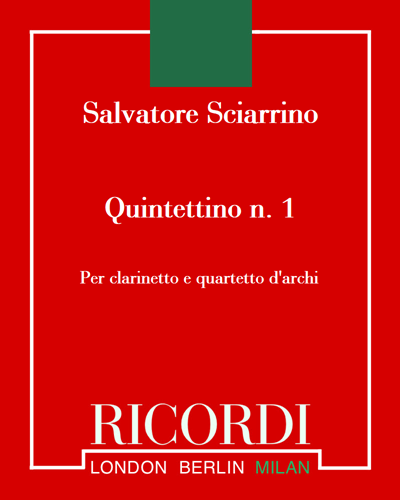 Quintettino No. 1 — 夏里诺