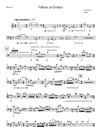 Yellow on Green — Leo Geyer