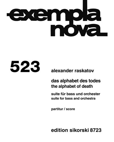 The Alphabet of Death — Alexander Raskatov